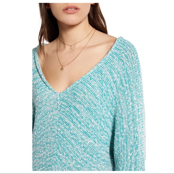 NEW FREE PEOPLE V-NECK PULLOVER SWEATER - Picture 3 of 9